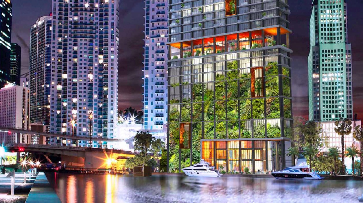 Miami Light Human hotel concept
